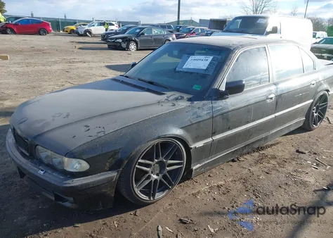 2001 BMW 740Il z USA, uszkodzony, nr VIN WBAGH83421DP24459